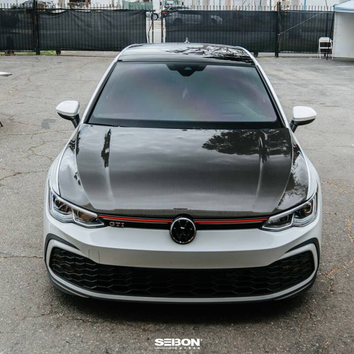 Seibon Carbon Fiber Hood for 22-23 Volkswagen Golf GTI/R