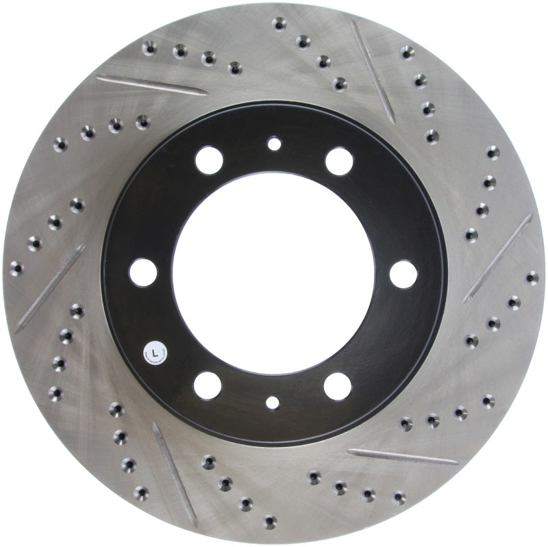 StopTech SportStop Slotted Rotors for 07-08 FJ Cruiser, 05-08 Tacoma, 03-08 4Runner 319mm Disc - OneFastShop