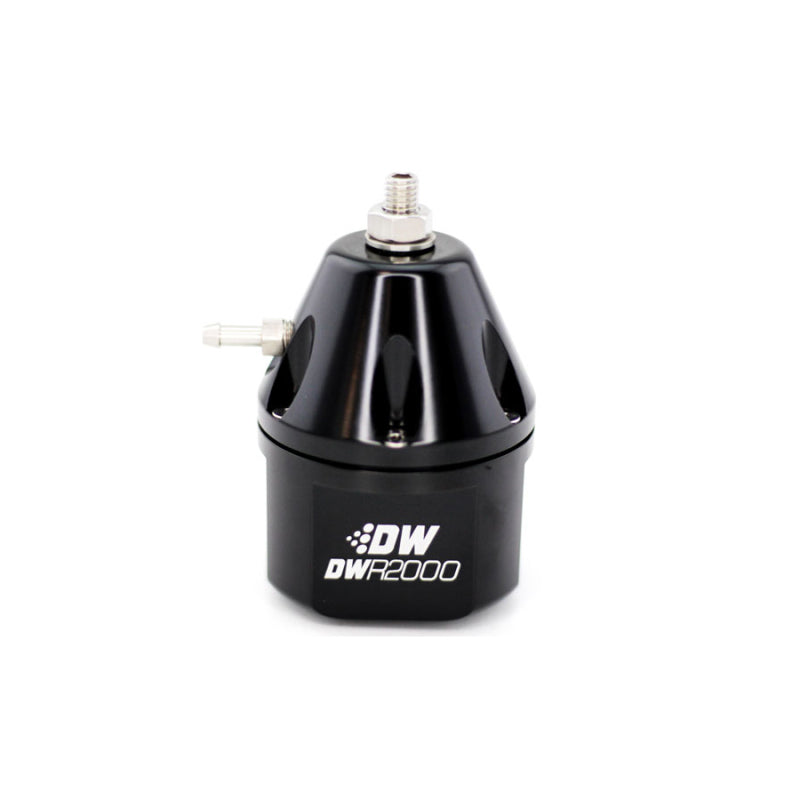 DeatschWerks Adjustable Fuel Pressure Regulator DWR2000 - Black