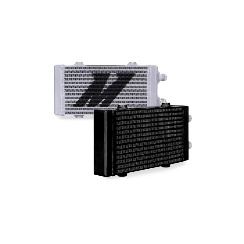 Mishimoto Oil Cooler Small Bar and Plate Dual Pass Black - Ford Mustang GT, Bullitt, GT Premium, Mach 1