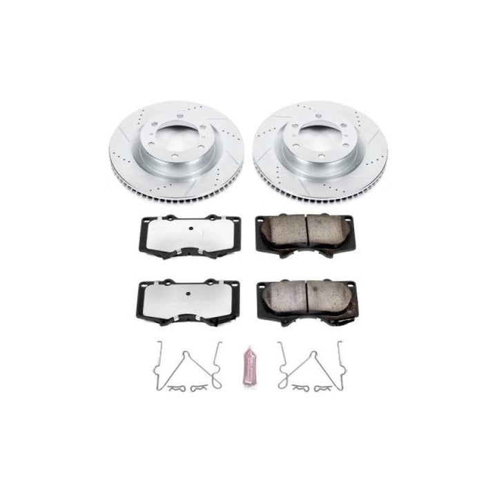 PowerStop Z36 Truck & Tow Brake Kit for 10-19 Lexus GX460 - OneFastShop