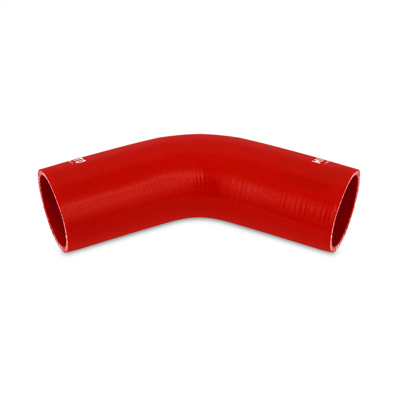 Mishimoto Silicone 4in 45 Degree Coupler Red Finish - OneFastShop