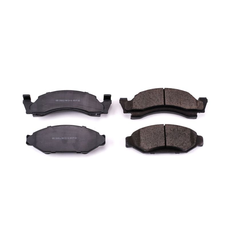 PowerStop Z16 Evolution Front Ceramic Brake Pads - Ford Bronco / F-150 / Jeep CJ7 1972-1986