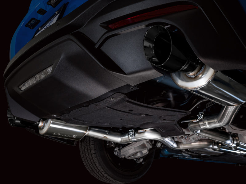 AWE Touring Catback Exhaust for 2024 Ford Mustang GT Fastback S650 RWD with Dual Diamond Black Tips