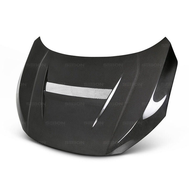 Seibon VS-Style Carbon Fiber Hood for 2016-2017 Honda Civic Coupe/Sedan/Hatchback - OneFastShop