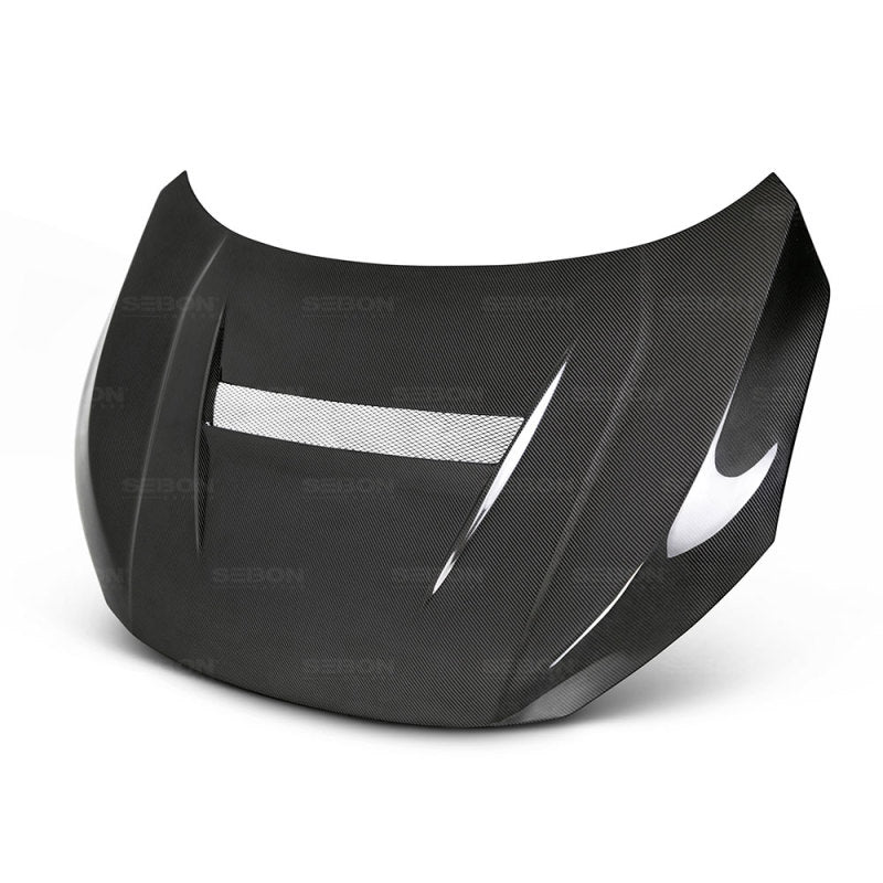Seibon VS-Style Carbon Fiber Hood for 2016-2017 Honda Civic Coupe/Sedan/Hatchback - OneFastShop