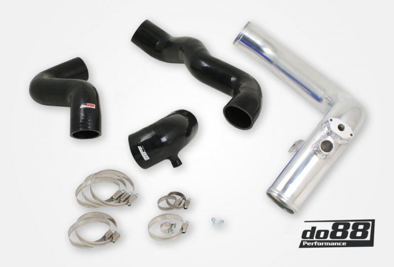 do88 T7 Intercooler Pressure Pipe Kit - Saab 9-3 2000-2003 - Black Hoses