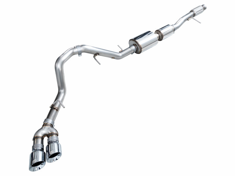 AWE Tuning 0FG Chrome Silver Tip Side Exit Cat-Back Exhaust - Chevrolet Tahoe / GMC Yukon 2021+