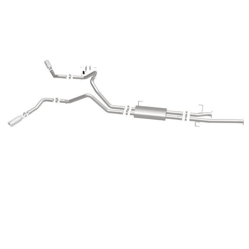 Magnaflow Street Series Cat-Back Exhaust System for Toyota Tundra 4.6L/5.7L V8 SS 2.5 Dual Split Rear 4in Tip - OneFastShop