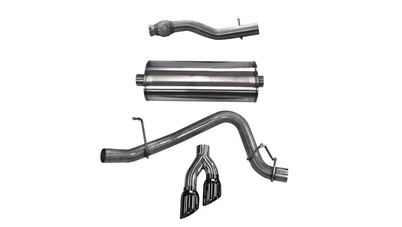 Corsa Cat-Back Exhaust - Chevrolet Suburban, GMC Yukon XL 2015-2020 - Black