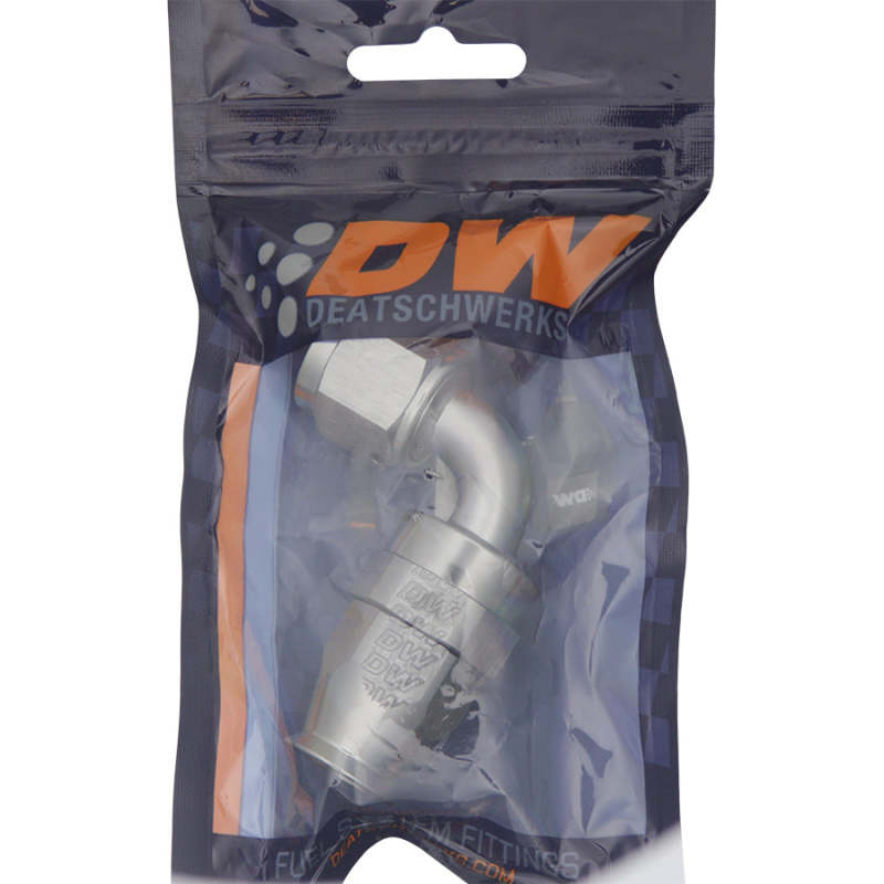DeatschWerks 8AN Female Swivel 90-Degree Hose End PTFE with Olive Insert