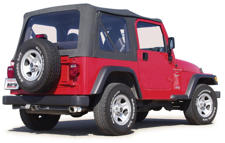Borla SS Catback Exhaust for 00-06 Jeep Wrangler 2.5L/4cyl 4.0L/6cyl