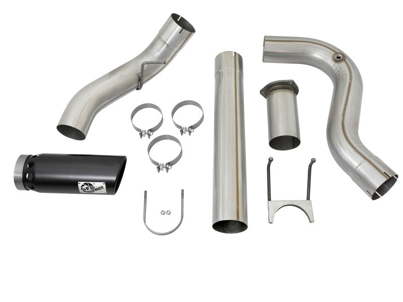 aFe 5in DPF-Back Exhaust - Ford F-250 Super Duty / F-350 Super Duty 2017-2026 - Black Tip, image 4