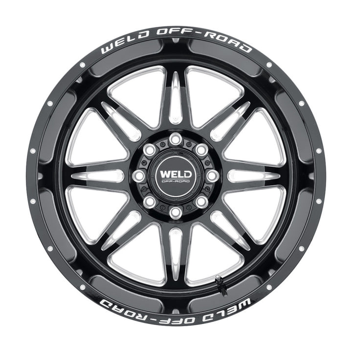 Weld Cheyenne W132 Series Wheel – 20x10 8x170 BP –18 Offset 4.75 BS 125.1 Bore Gloss Black MIL (125.1) - OneFastShop