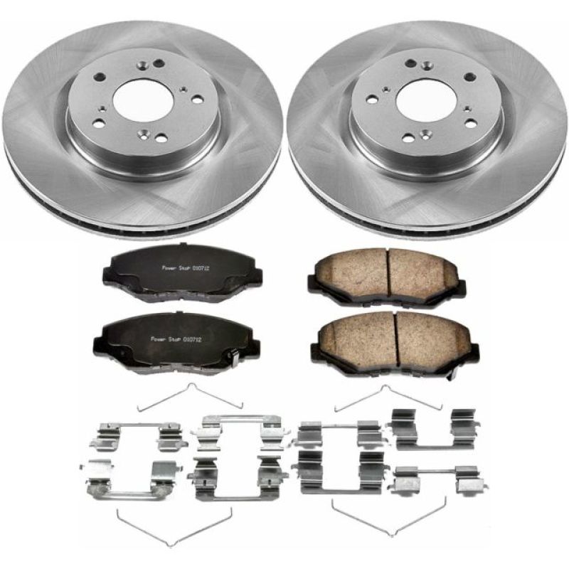 PowerStop Front Autospecialty Brake Kit for 12-16 Honda CR-V - OneFastShop