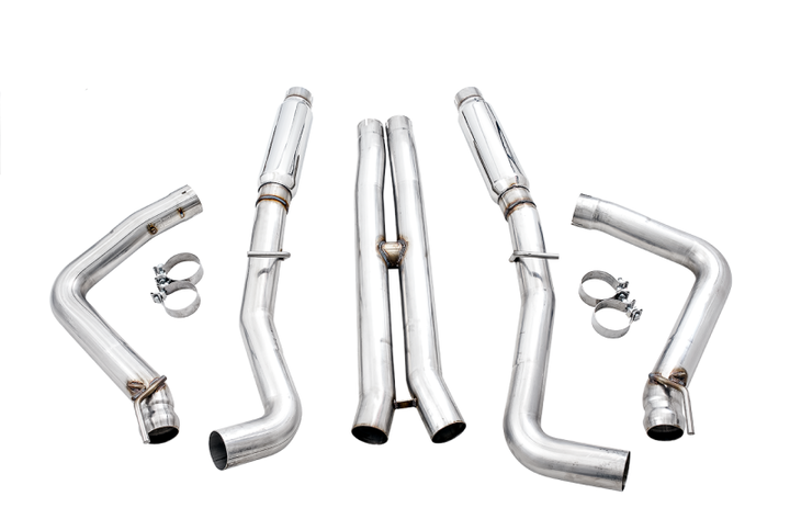 AWE Tuning Track Edition Exhaust for 2015+ Dodge Challenger 6.4L/6.2L - Stock Tips - OneFastShop