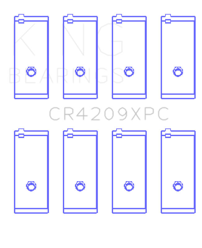 King Engine Bearings Performance Rod Bearing Set pMaxKote Toyota 3SGTE 16v 2.0L - Size STD
