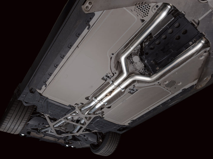 AWE Tuning BMW G90/G99 M5 Track Edition Cat-Back Exhaust - Chrome Silver Tips