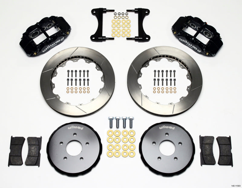 Wilwood Narrow Superlite 6R Front Hat Kit 13.06in Nissan 370Z G37 2007-2012 - OneFastShop