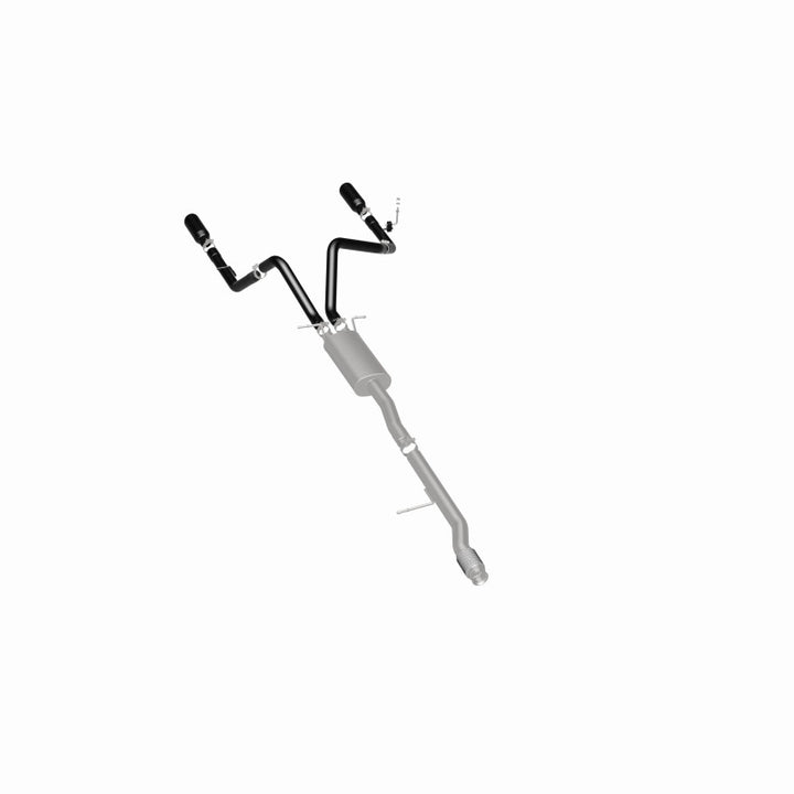 Magnaflow Cat-Back Exhaust 4in Black Dual Split Tips 14-15 Chevy Silverado/GMC Sierra 4.3L-5.3L - OneFastShop