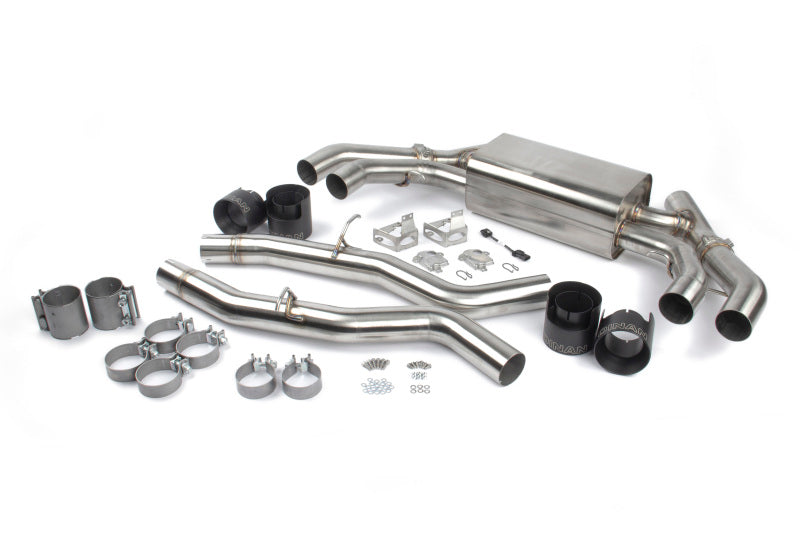 Dinan Free Flow Axle-Back Exhaust - BMW X3 M / X4 M (F97/F98) 2020-2025 - Black Tips