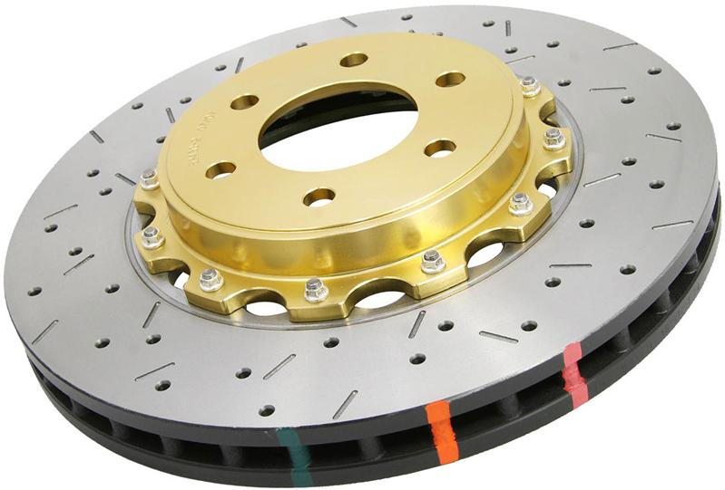 DBA 5000 Series XS Black Hat Front Drilled & Slotted Rotor - Chevrolet Corvette / Cadillac XLR 2004-2013
