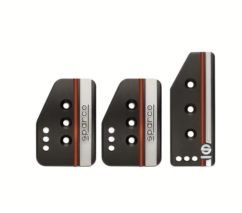 Sparco Settanta Pedal Set Short Silver for Racing Cars - OneFastShop