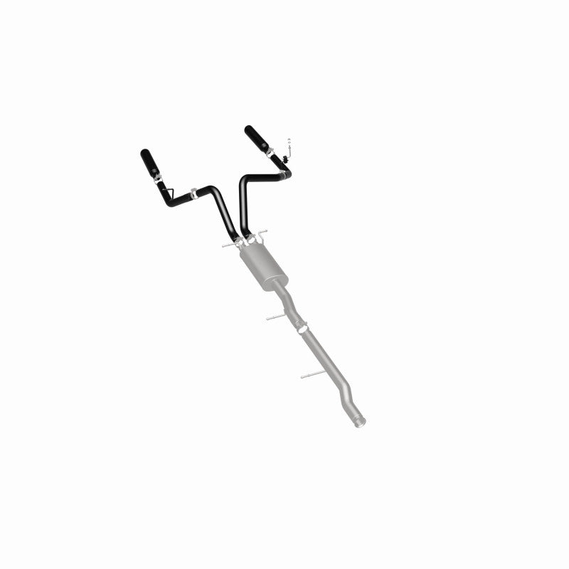 MagnaFlow Cat-Back Exhaust 3.5in Black Tips for 10-13 Chevy Silverado / GMC Sierra 5.3L - OneFastShop