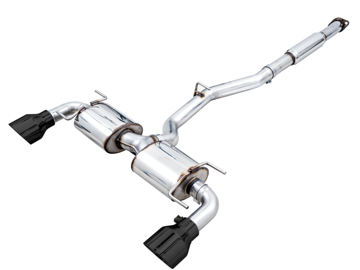 AWE Subaru BRZ/ Toyota GR86/ Toyota 86 Touring Edition Cat-Back Exhaust- Diamond Black Tips.