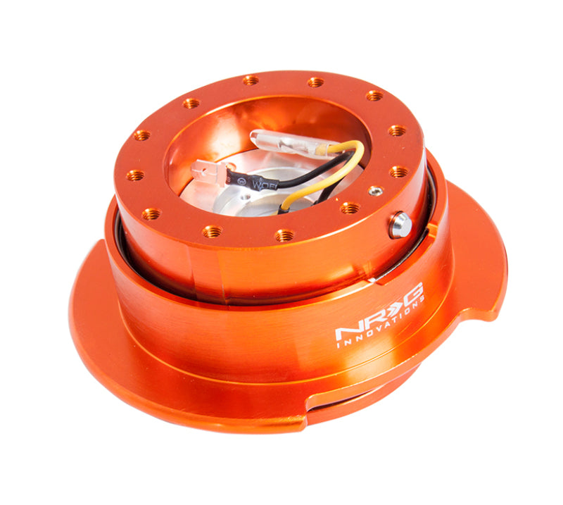 Nrg Quick Release Kit Gen 2.5 Orange Body Titanium Chrome Ring