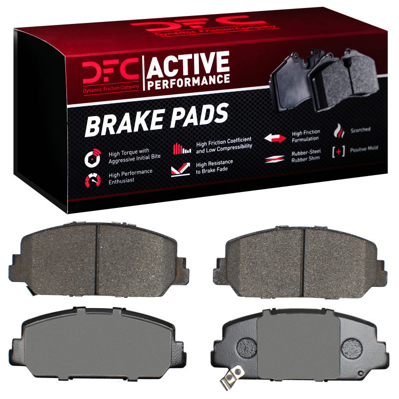 DFC Brake Pads Active Performance 13-22 Honda Civic Sedan Front Low Metallic