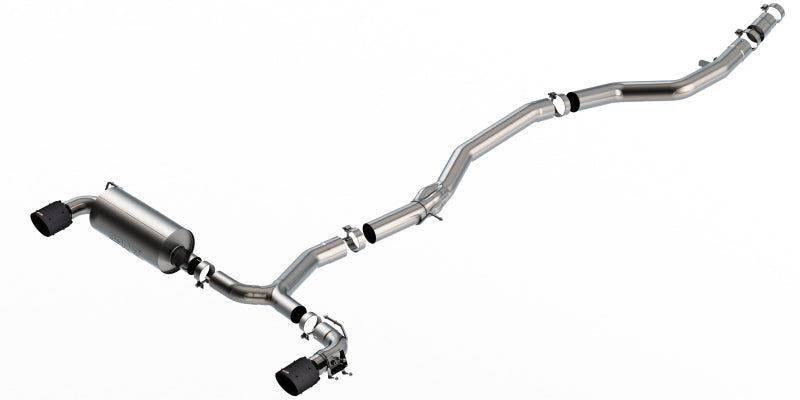 Borla Catback Exhaust System for 2020-2024 Toyota GR Supra 3.0L I6 - 3in ATAK with Carbon Fiber Tips - OneFastShop