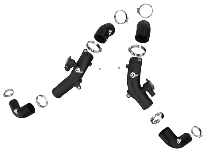 Afe BladeRunner 2.5in Aluminum Hot Charge Pipe - Black for 2022 Toyota Tundra V6-3.5L (TT) - OneFastShop