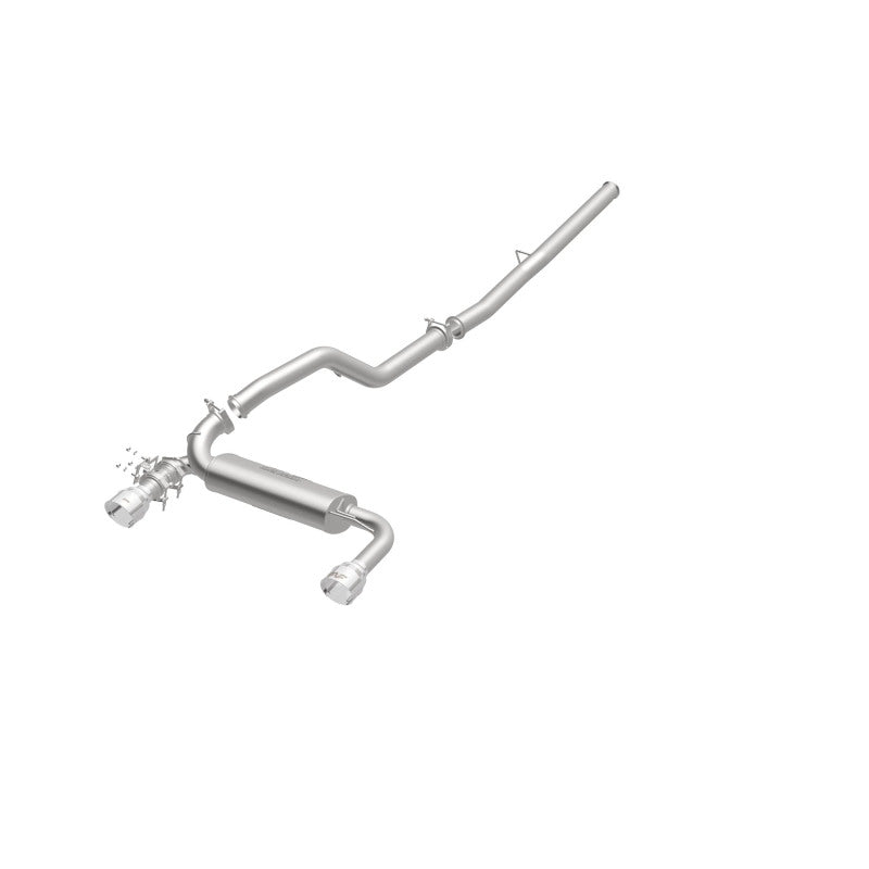 Magnaflow Cat-Back Exhaust System 3in SS Dual Outlet 4.5in Polished Tips for 2016-2018 Ford Focus RS - OneFastShop
