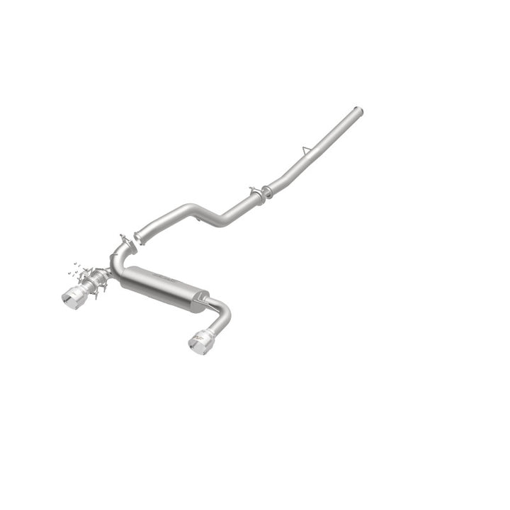 Magnaflow Cat-Back Exhaust System 3in SS Dual Outlet 4.5in Polished Tips for 2016-2018 Ford Focus RS - OneFastShop