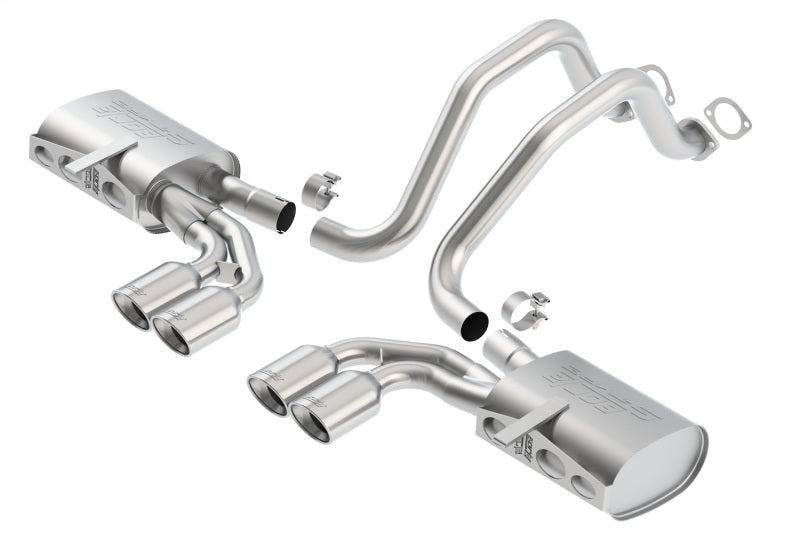Borla S-Type SS Catback Exhaust for 97-04 Chevrolet Corvette 5.7L 8cyl - OneFastShop