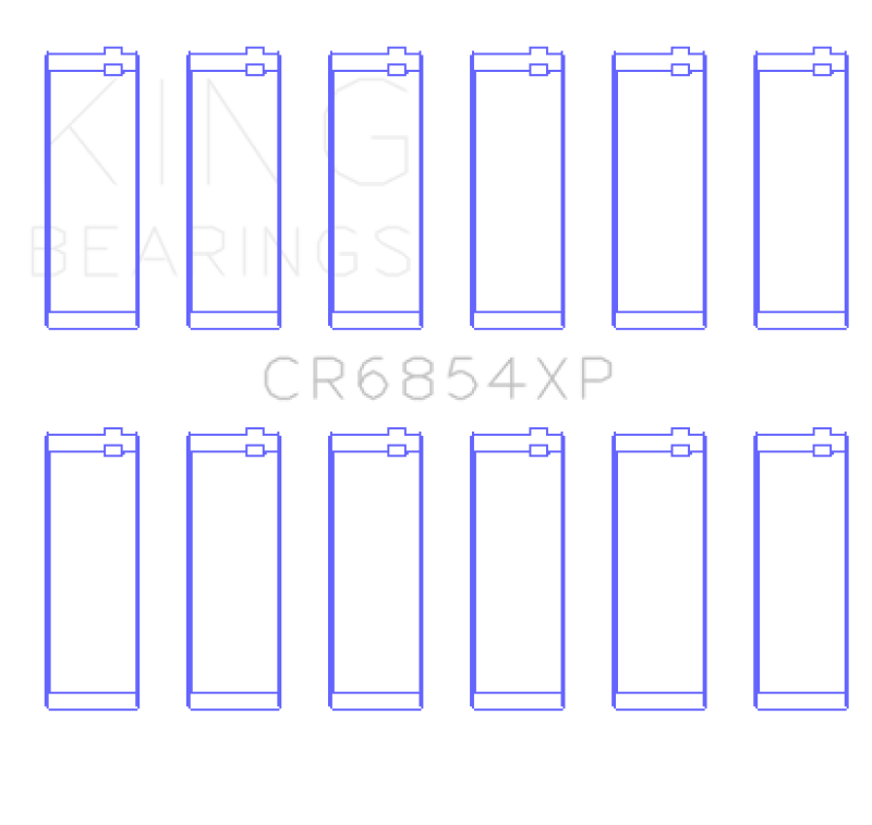 King Engine Bearings Performance Rod Bearing Set for 1995 BMW M3 Base and Lightweight - S50830 Size STD