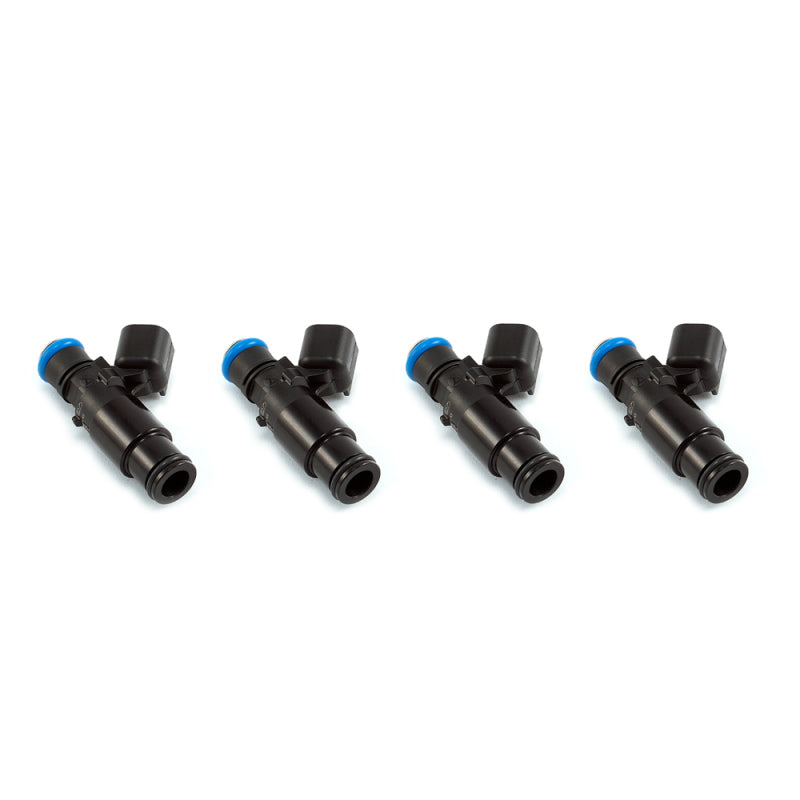 Injector Dynamics ID2600-XDS Fuel Injectors - 48mm, 14mm Top Adapter, 14mm Black Bottom Adapter - Set of 4