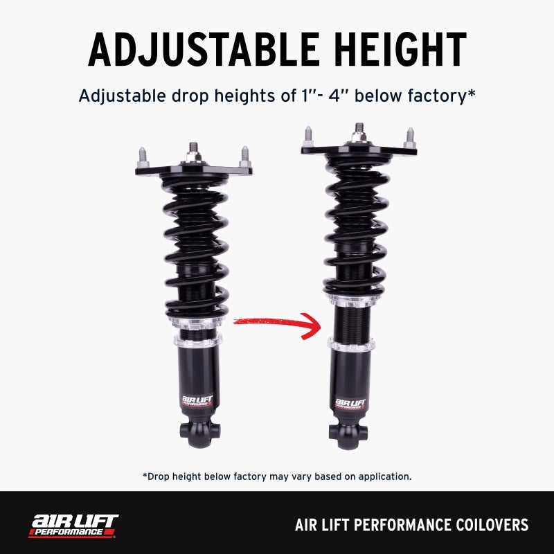 Air Lift Performance 14-24 Infiniti Q50 With Ball Lower Mount Coilover Kit