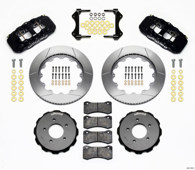 Wilwood AERO6 Front Hat Kit for 1999–2006 BMW E46 14.00 - OneFastShop