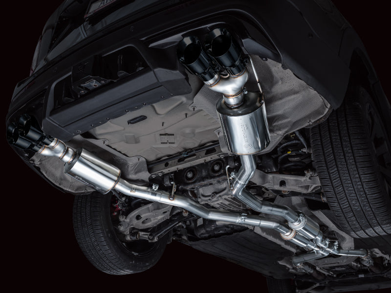 AWE Tuning Touring Edition Exhaust with Diamond Black Tips for 2020+ Ford Explorer ST