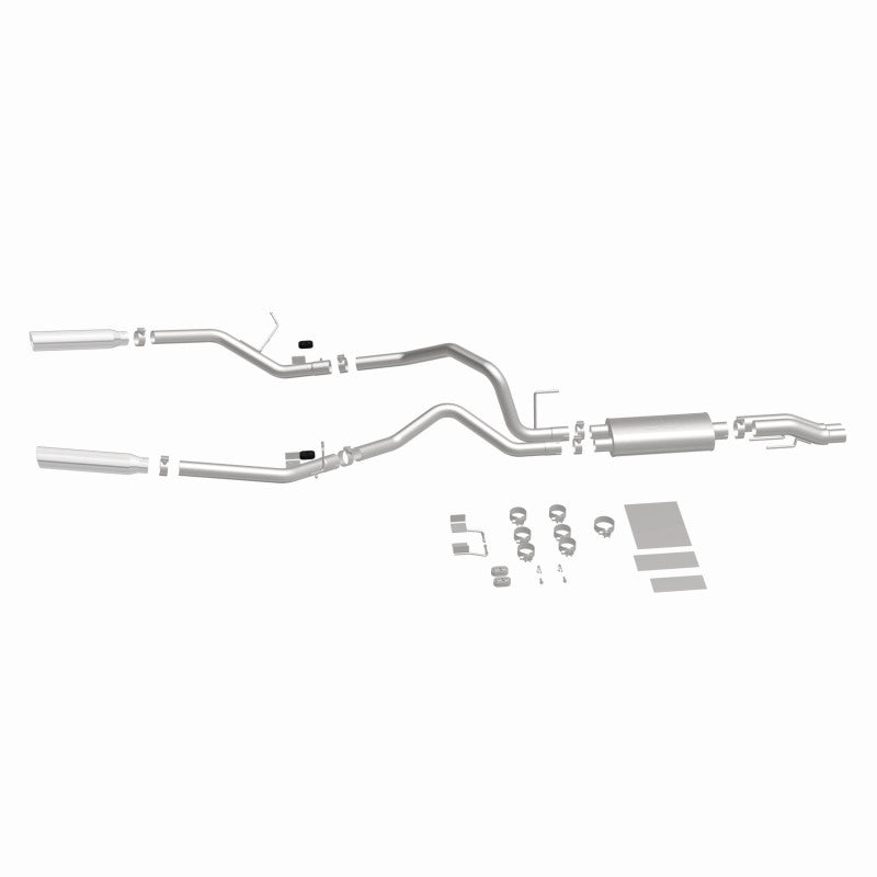 Magnaflow Catback Exhaust System for 2011-2014 Ford F-150 3.7L 5.0L 6.2L Dual Split Rear Exit with 3.5in Stainless Steel Tips - OneFastShop