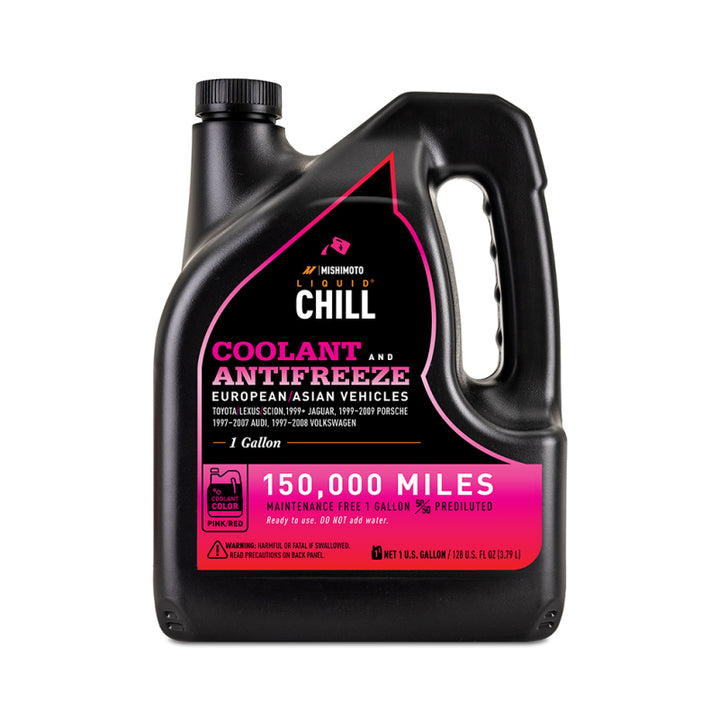 Mishimoto Liquid Chill EG Coolant Pink Red European Asian - OneFastShop