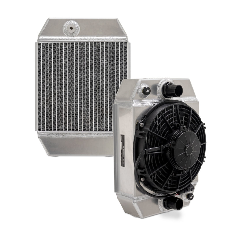 Mishimoto Universal Aluminum Radiator - Natural Drag Race Performance - OneFastShop