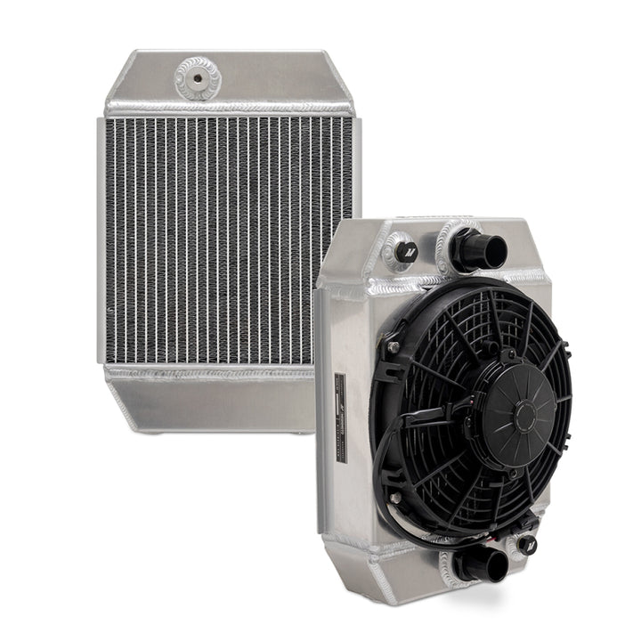 Mishimoto Universal Aluminum Radiator - Natural Drag Race Performance - OneFastShop