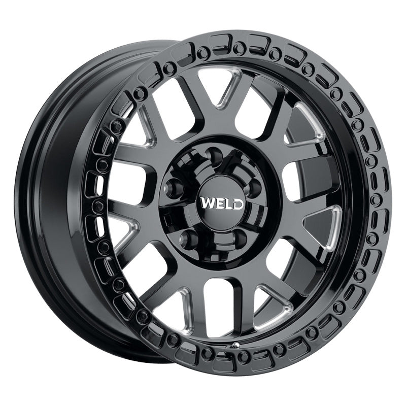 Weld Off-Road W105 17X9.0 Wheel – Cinch 6X135 6X139.7 ET00 BS5.00 Gloss Black MIL (106.1)