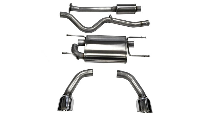 Corsa Polished Sport Cat-Back Exhaust for Scion FRS / Subaru BRZ 2012-2020 - OneFastShop