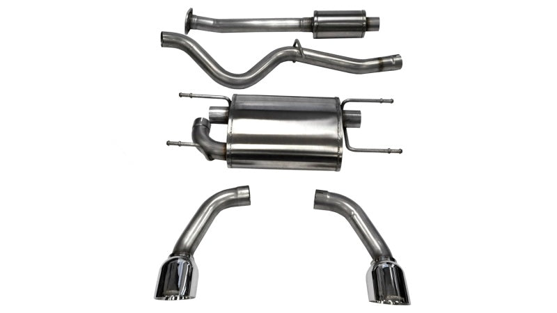 Corsa Polished Sport Cat-Back Exhaust for Scion FRS / Subaru BRZ 2012-2020 - OneFastShop