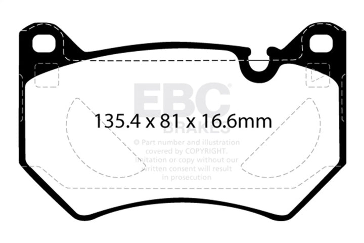EBC Yellowstuff Front Brake Pads for 2018-2023 Audi Q5 FY 2.0T - OneFastShop