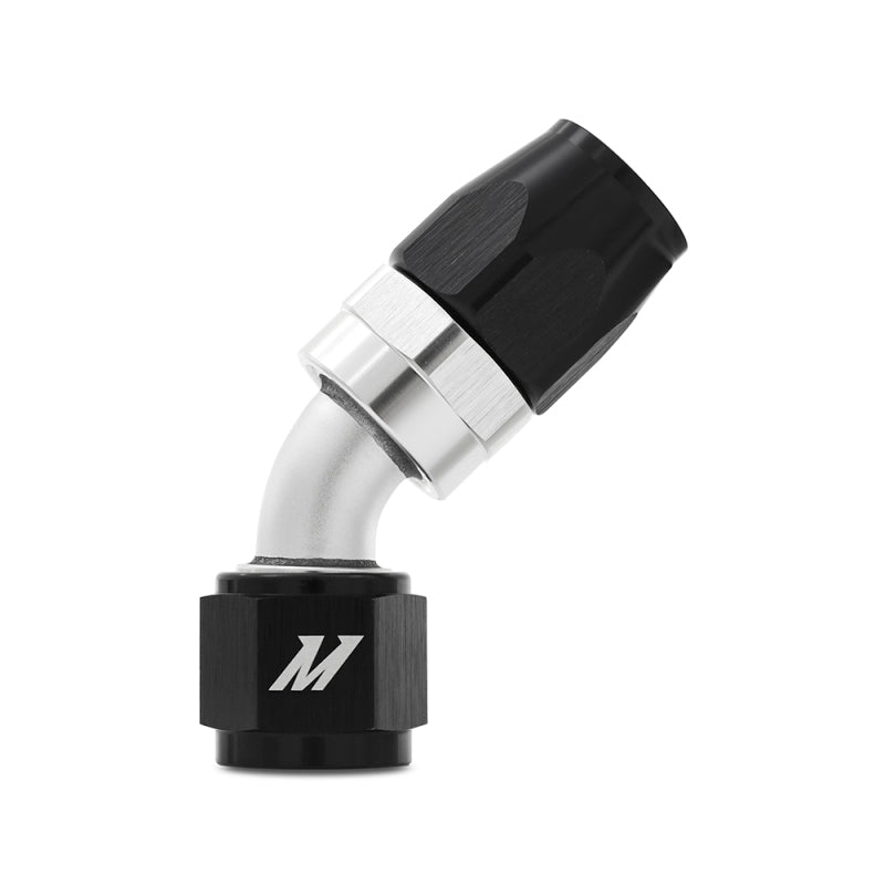 Mishimoto Aluminum 12AN 45 Degree Fitting Black Finish - OneFastShop